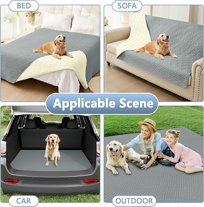 hyha Waterproof Dog Blanket, Soft Dog Bed Cover Pet Blankets, Waterproof Sofa - Image 6
