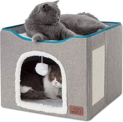 Bedsure Cat Beds for Indoor Cats by BEDSURE