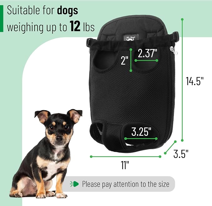 Mr. Pen- Pet Carrier Backpack, Weighing Up to 12 lbs, Adjustable Dog Carrier - Image 2