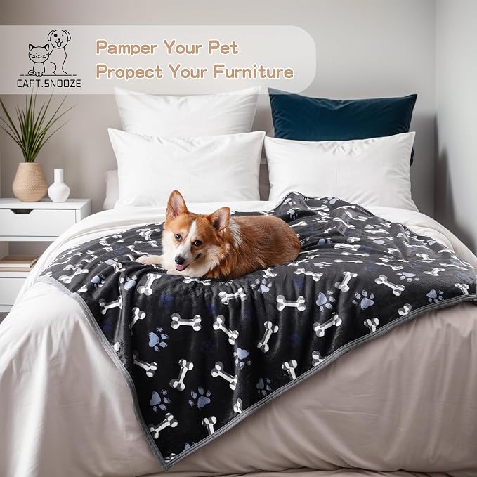 Waterproof Dog Blankets Pet Blanket, Soft Fluffy Sofa Car Bed Protector - Image 6