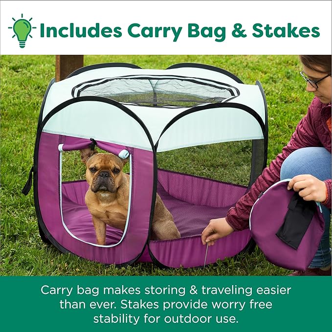 Furhaven Portable Dog Playpen Cat Tent, Pet Playground, Kennel Foldable Indoor - Image 5