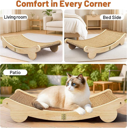 Ordora Extra Large Cat Scratcher: 31.5 inch Cat Scratch Pad&Bed Lounge - Image 6