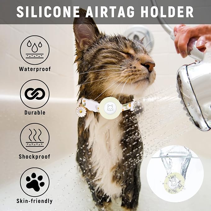 Airtag Cat Collar, JXFUKAL Kitten Collar Breakaway - Image 6