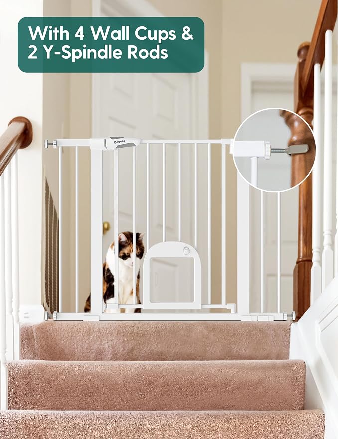 Babelio 36" Tall Upgraded Baby Gate - Image 6