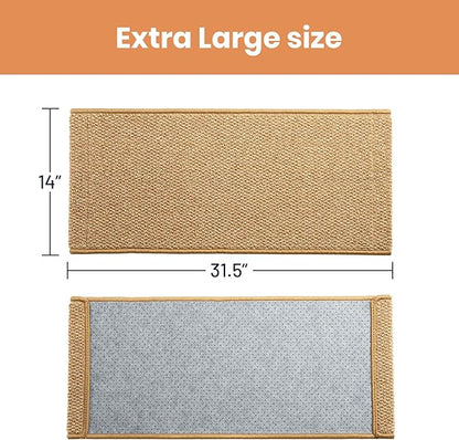 Ordora Large Cat Scratcher Mat: 31.5 X 14 Inch Upgrade Soft Sisal Horizontal - Image 6