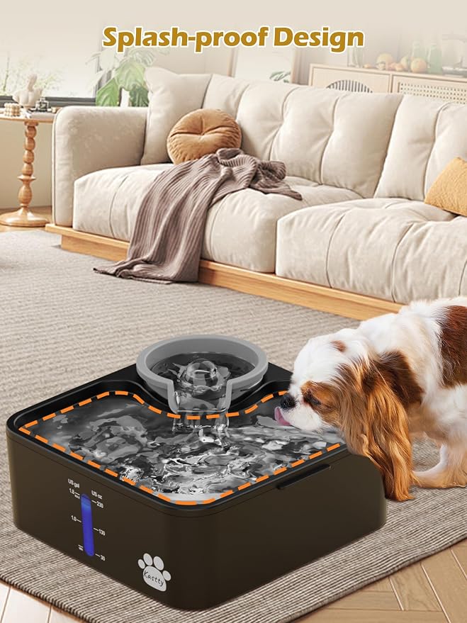 Kastty 2 Gallon Dog Water Fountain Ultra Large/Wide Pet Fountain BPA-Free - Image 7