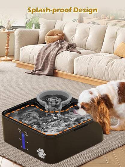 Kastty 2 Gallon Dog Water Fountain Ultra Large/Wide Pet Fountain BPA-Free - Image 7