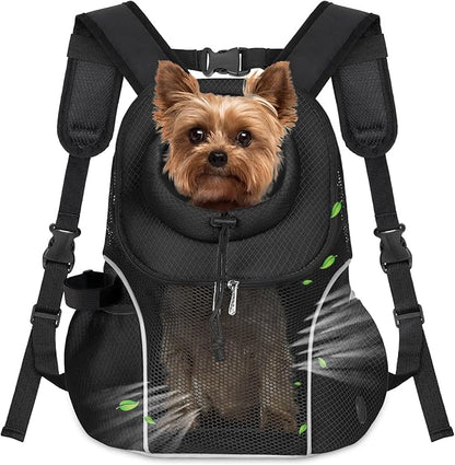 WOYYHO Pet Dog Carrier Backpack Small Dog Front Backpack Ventilated Mesh Dog by WOYYHO