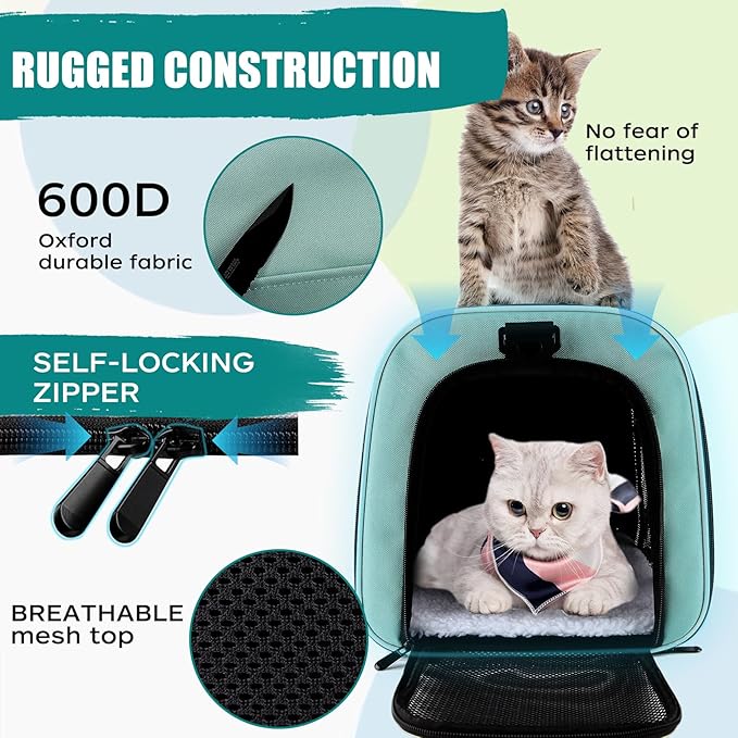 Top tasta Dog Cat Carrier Pet Carriers - Image 3