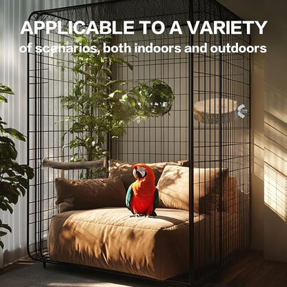8 PCS Natural Bird Perch Set - Image 7
