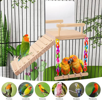 KyoukiBird Perch Platform Bird Toys - Image 3