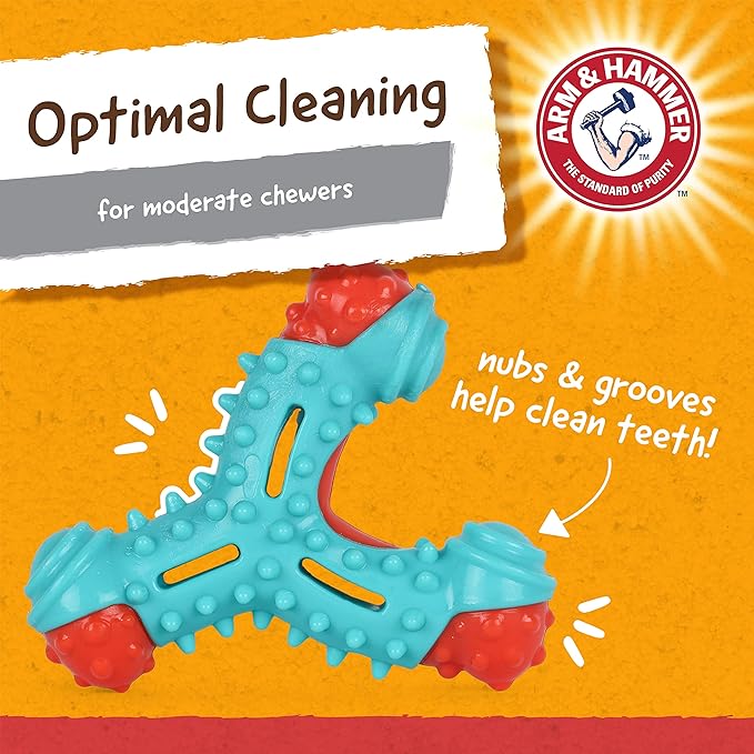 ARM & HAMMER for Pets Nubbies Wishbone Dog Dental Toy| Best Dog Chew Toy for - Image 4
