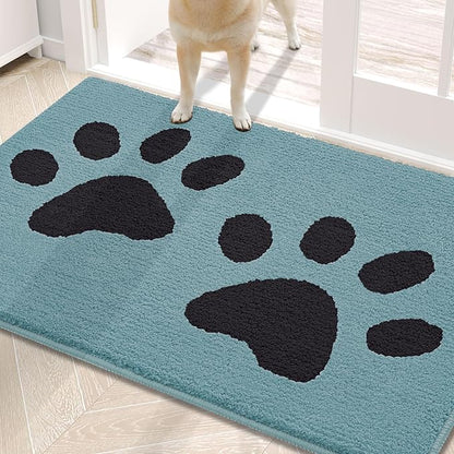 Buganda Dog Door Mat for Muddy Paws, Absorbent Dirt Trapper Washable Indoor by Buganda