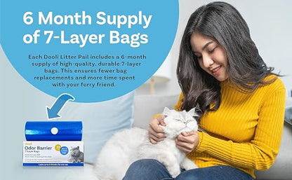 Odor Trapping Litter Pail – Odorless Cat Litter Pail - Image 7