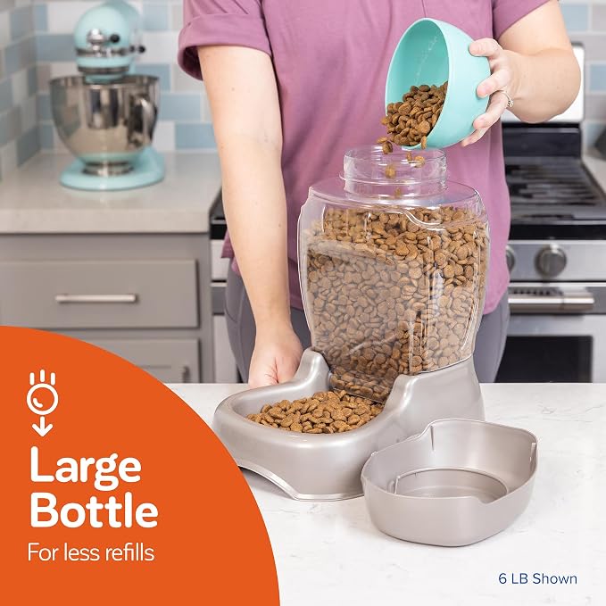 Petmate Pet Cafe Feeder Dog and Cat Feeder Pearlescent Colors 3 Sizes, Made in - Image 6