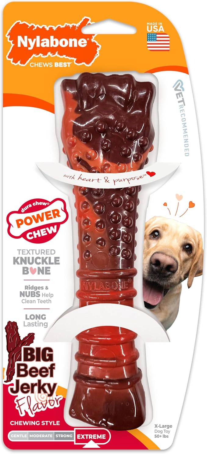 Nylabone Textured Bone Power Chew Toy - Image 9