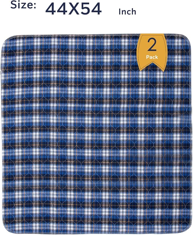 Non-Slip Bed Pads for Incontinence Washable, Waterproof Bed Pads, Adult - Image 2