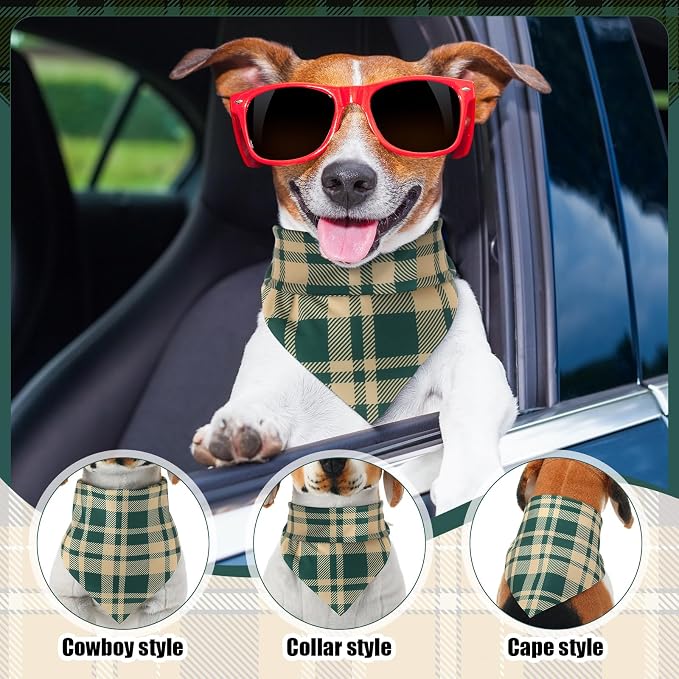 Aliceset 180 Pcs Dog Bandana Bulk Stripe Bandanas - Image 4