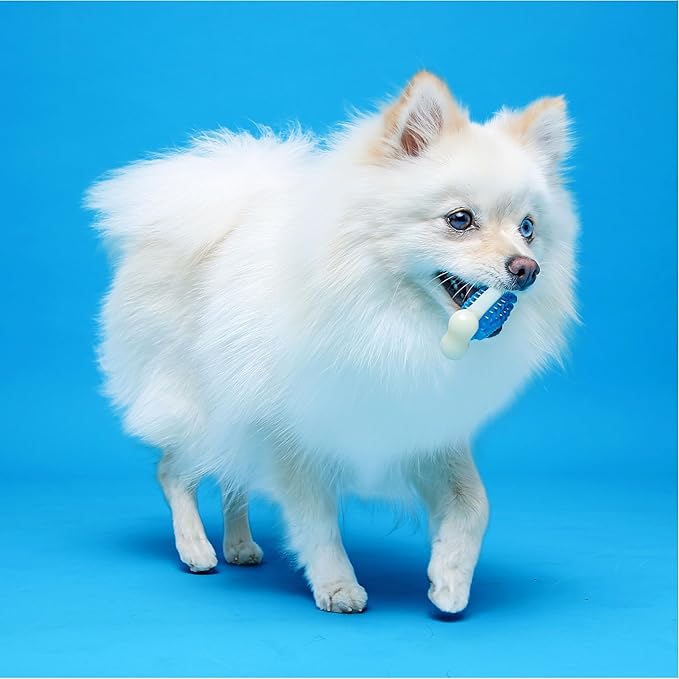 Hartz Chew 'n Clean Tuff Bone Bacon Scented Dental Dog Chew Toy - Image 2
