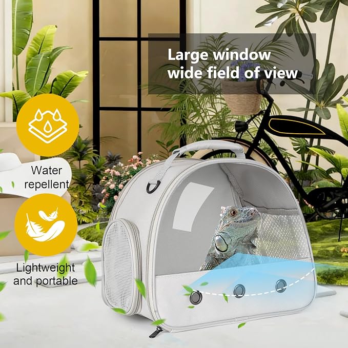 Bearded Dragon Carrier, Lizards Carrier, Small Animal Travel Carrier - Image 4