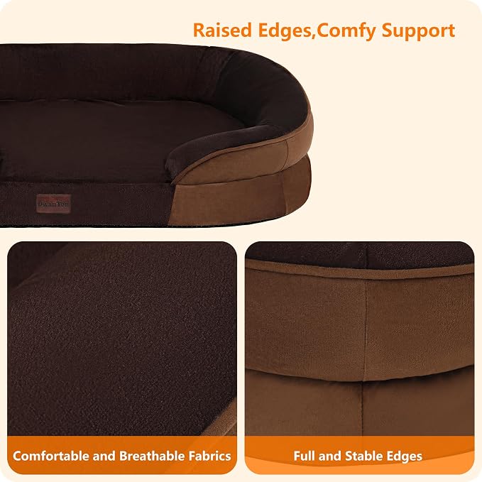 Dwanton Orthopedic Dog Bed for Medium Dogs - Image 5