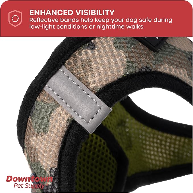 Downtown Pet Supply Step in Dog Harness No Pull, Camo Green - Image 7