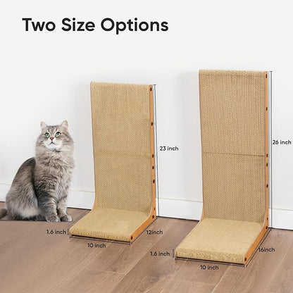 AGYM Cat Scratcher, 26 inch L Shape Cat Scratching Pad - Image 4
