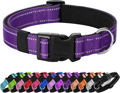 Reflective Dog Collar Padded by Penseepet