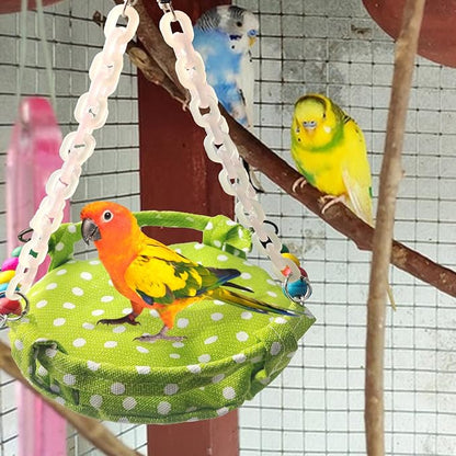 Hanging Parakeet Hammock, Medium Bird Beds - Image 6