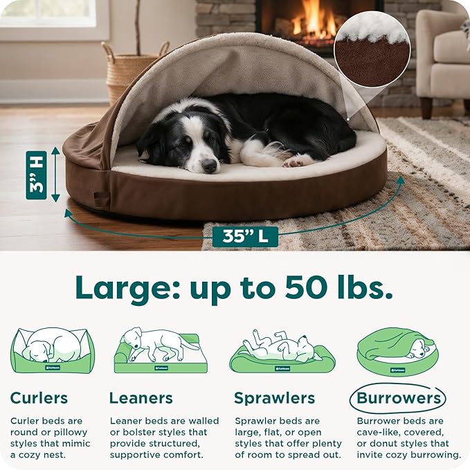 Furhaven 35" Round Orthopedic Dog Bed - Image 3
