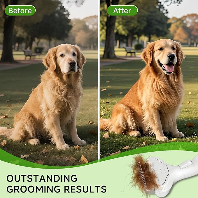 Pet Steam Brush for Dog & Cat – shower bath brush – Steam for Shedding & - Image 3