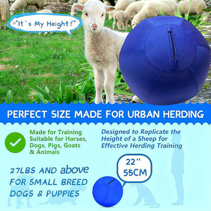 Herding Ball For Dogs 22" Bite Resistant Dog Herding Ball, Agility Training - Image 2