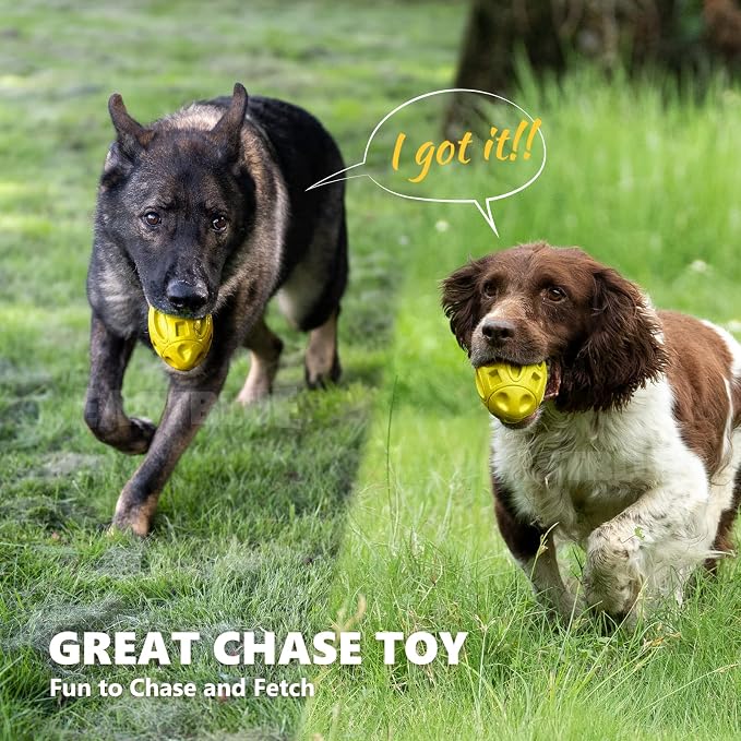 EASTBLUE Squeaky Dog Toys for Aggressive Chewers: Rubber Puppy Chew Ball - Image 5