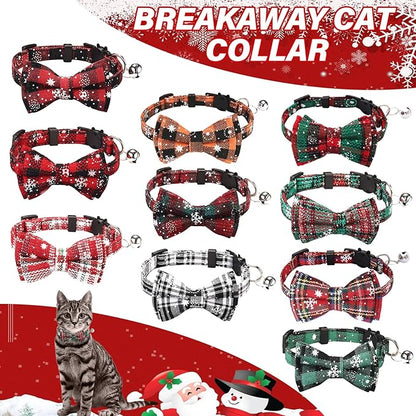10 Pcs Christmas Cat Collar Breakaway - Image 5