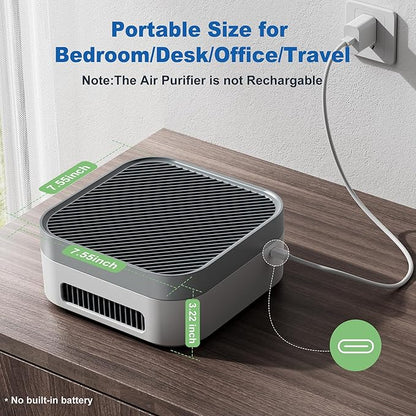 Air Purifier for Home – True HEPA Filter for Pets, Smoke & Allergies | 600 Sq - Image 2