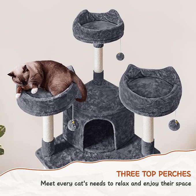 Yaheetech 76in Cat Tree Multi-Level Cat Tower - Image 4