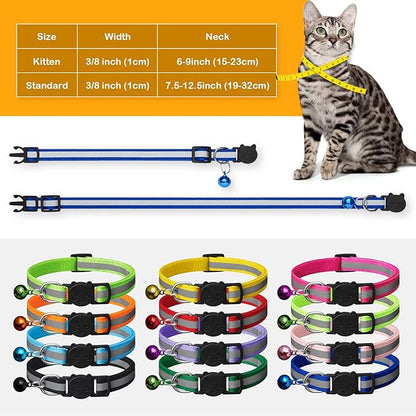 14 Pack Airtag Cat Collar Reflective-Breakaway - Image 6