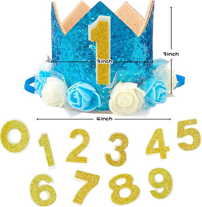 Pet Crown Hat Dog Birthday Reusable Birthday Party Crown - Image 2