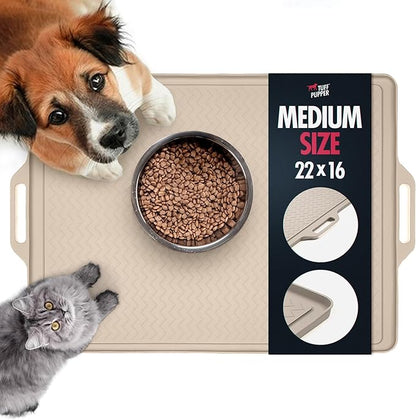 Tuff Pupper 22x16 Medium Dog Feeding Mat by TuffPupper