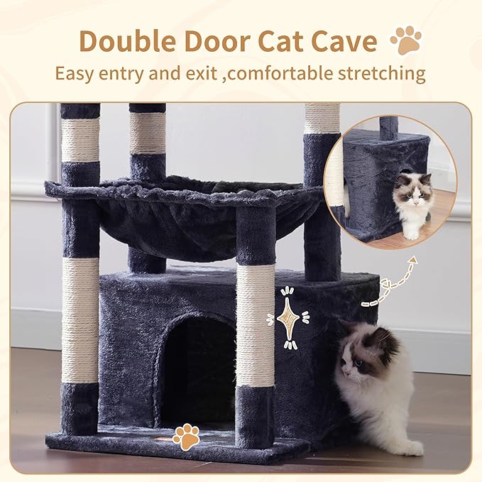 Heybly Cat Tree, Kitten Tower - Image 5
