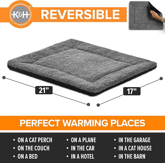 K&H Pet Products Self-Warming Cat Bed Pad, Self Heating Pad - Image 2