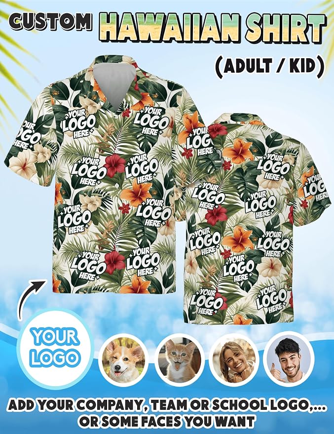 Custom Hawaiian Shirt with Face Photo Picture - Image 4