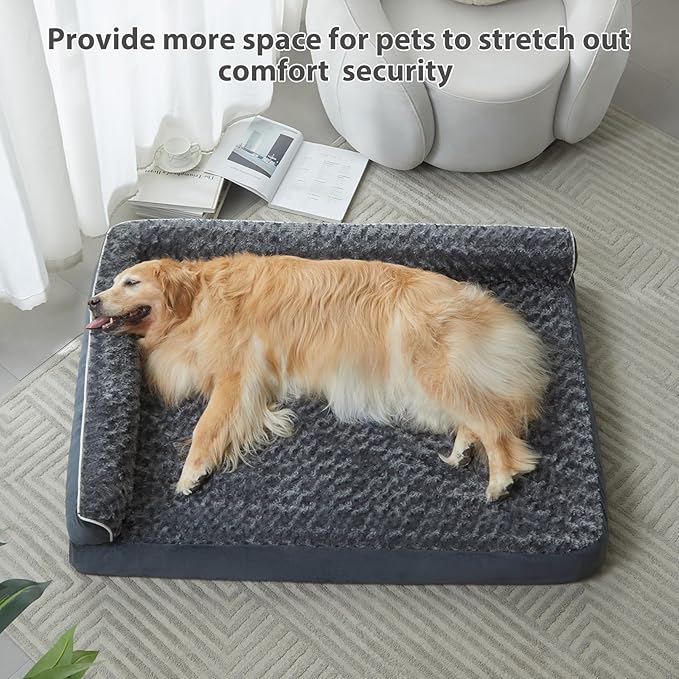 BFPETHOME Orthopedic Dog Beds for Large Dogs-Waterproof Sofa Dog Bed - Image 2