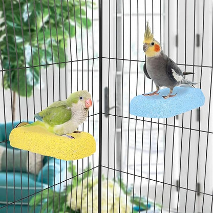 Wontee Bird Chewing Toys Grinding Beak Bird Perch Stand - Image 5