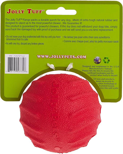 Jolly Pets Tuff Tosser Bouncing Ball Tog Toy/Treat Holder, 3 Inches - Image 4