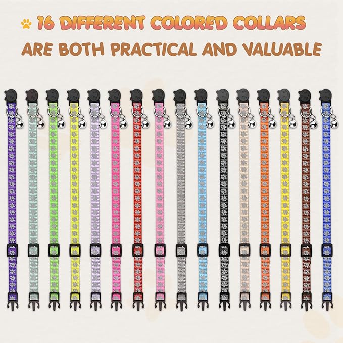 16 PCS Breakaway Cat Collars - Image 5