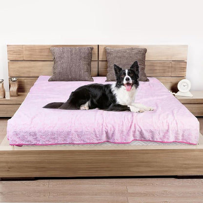 Premium Soft Dog Blankets for Large Dogs, Large Cat Blanket Calming Washable - Image 4