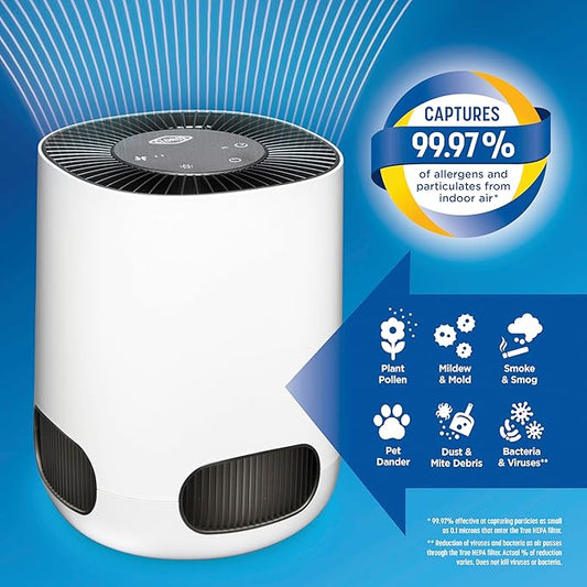 Clorox Air Purifiers for Bedroom Home, True HEPA Filter, Small Rooms Up to 200 - Image 2