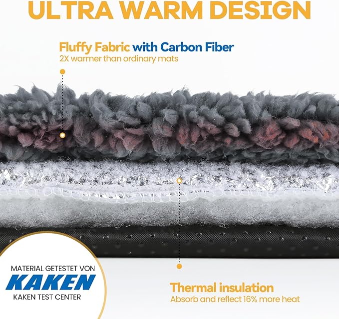 Self Warming Cat Bed Self Heating Cat Dog Mat 24 x 18 inch Extra Warm Thermal - Image 3