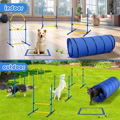 Dog Agility Course Backyard Set，Dog Agility Equipment, Dog Obstacle Course - Image 4